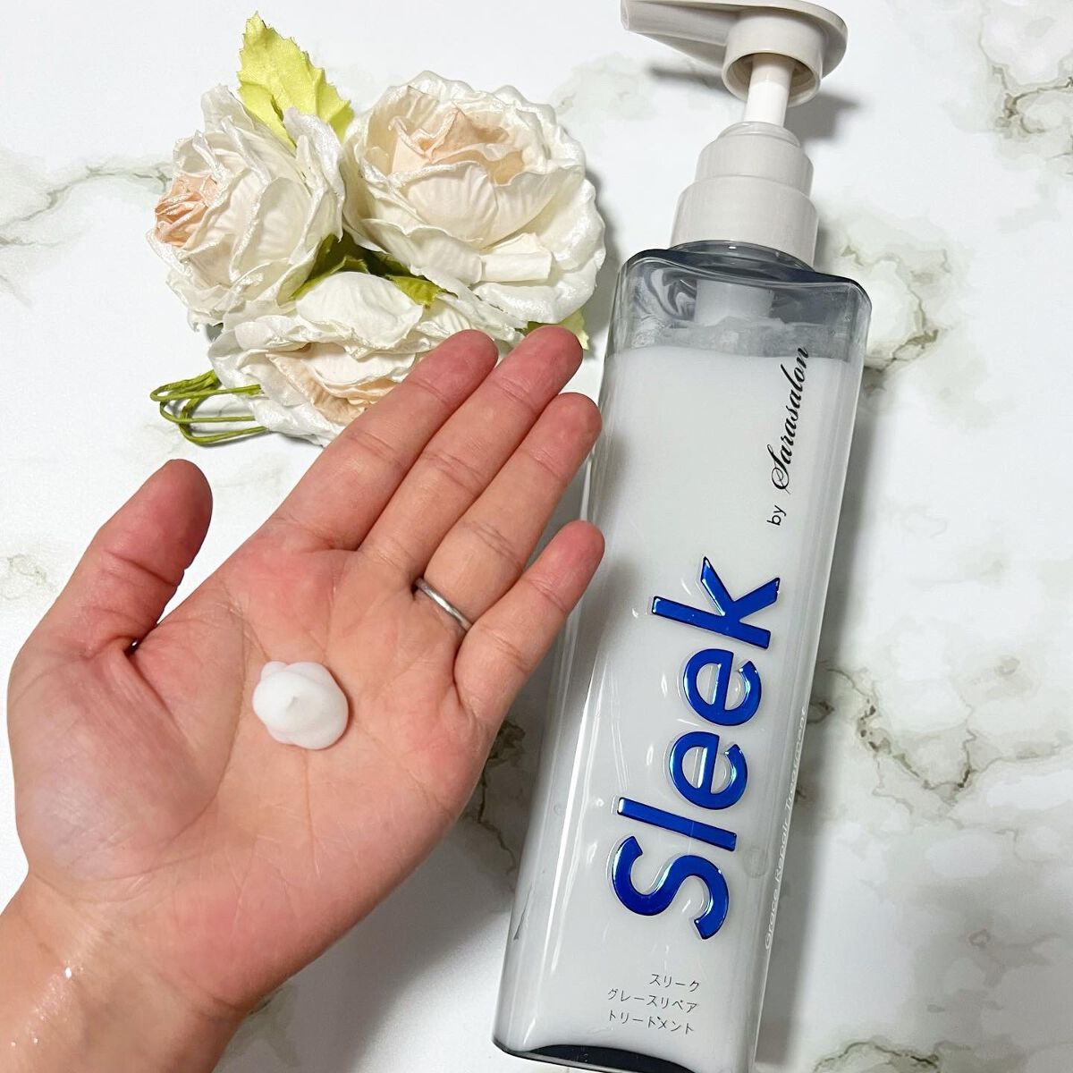 グレースリペアシャンプー／トリートメント/スリーク by サラサロン/市販シャンプーを使ったクチコミ（3枚目）