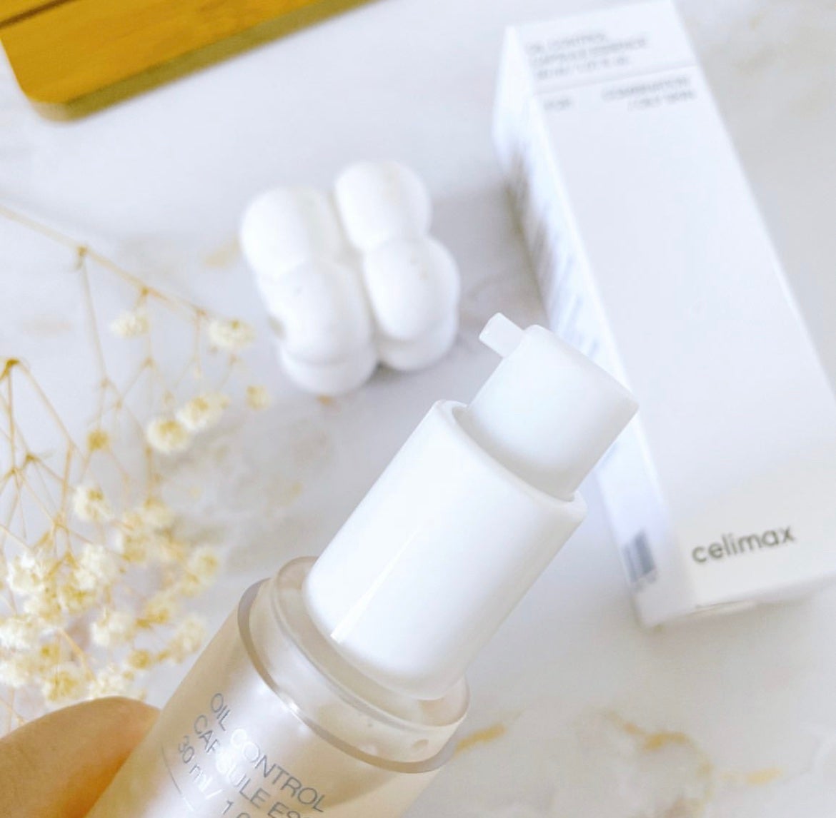 オイルコントロールカプセルエッセンス/celimax/美容液を使ったクチコミ(4枚目)