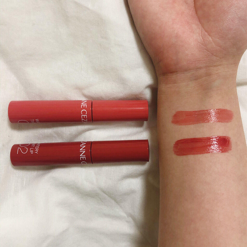 ウォータリーティントリップ/CEZANNE/リップティントを使ったクチコミ（2枚目）