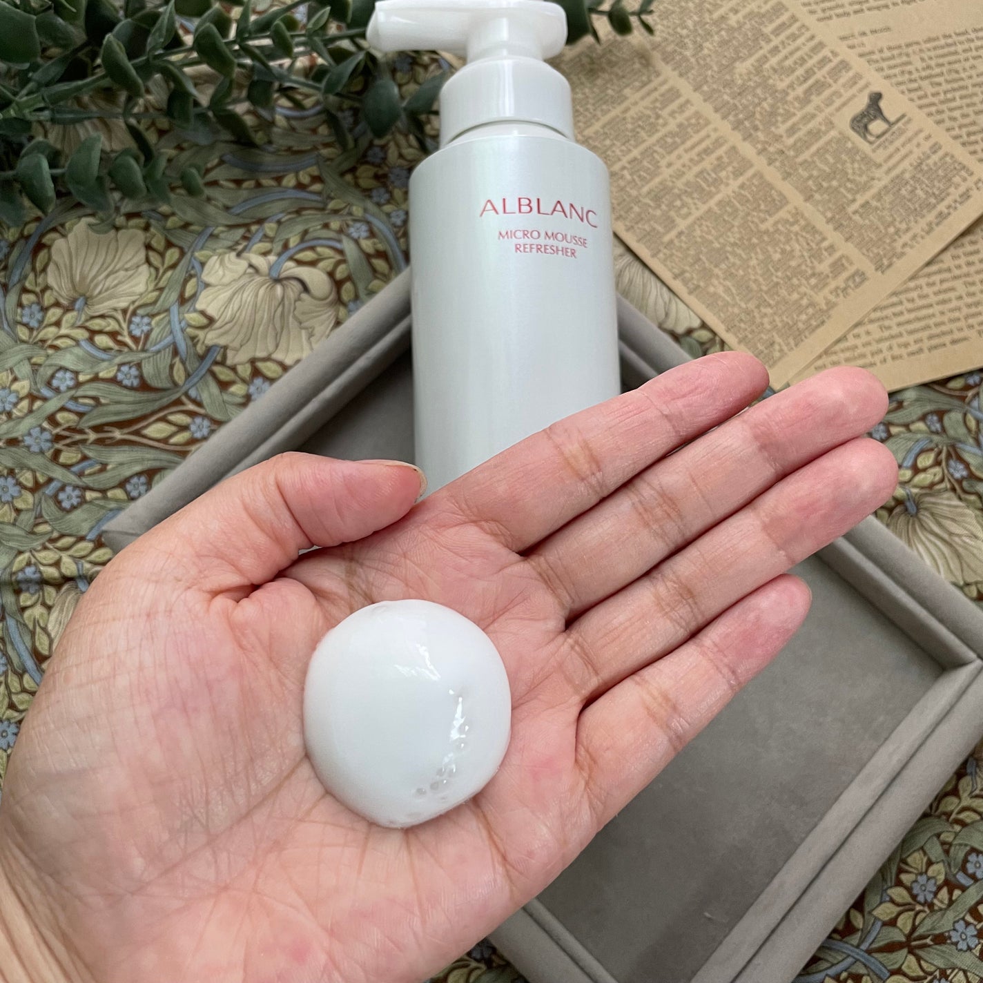 マイクロムース リフレッシャー/ALBLANC/泡洗顔を使ったクチコミ(3枚目)