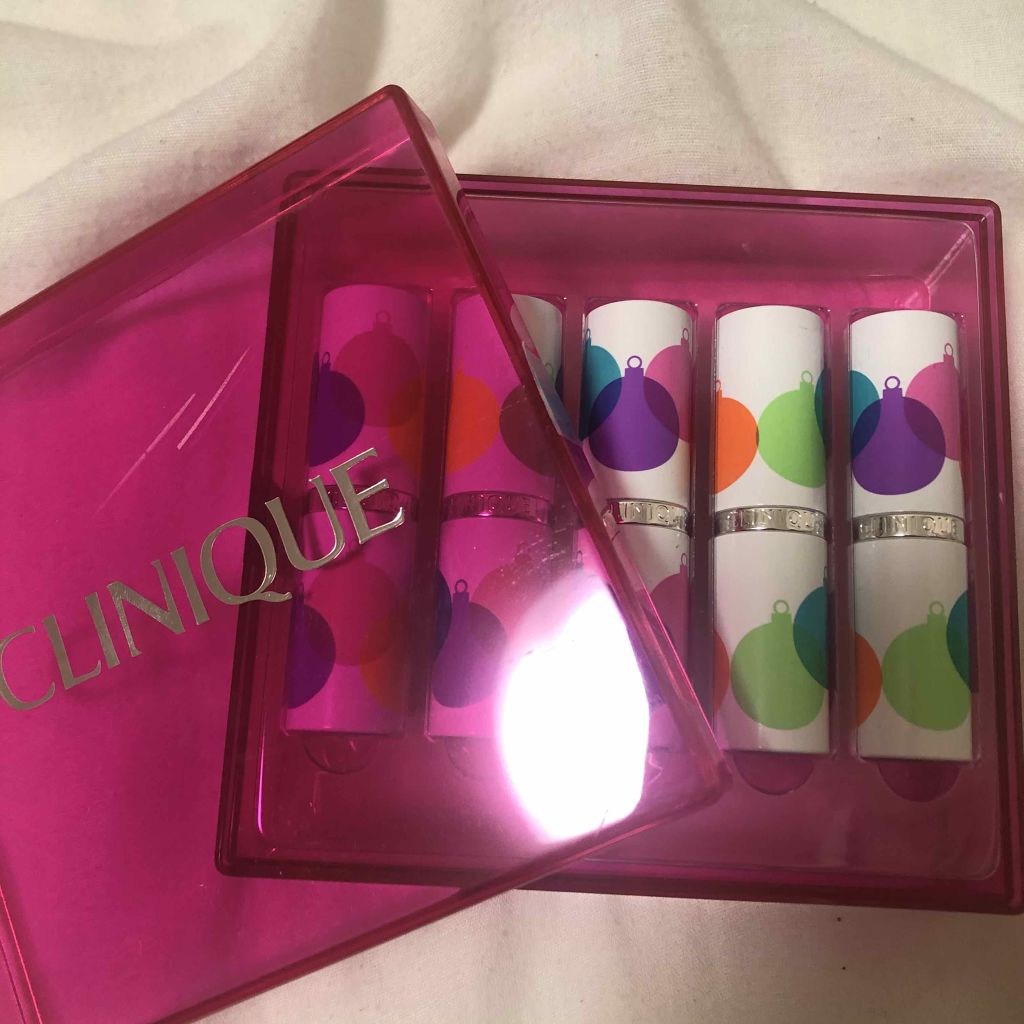 クリニーク ポップ ホリデイ セット/CLINIQUE/口紅を使ったクチコミ(1枚目)