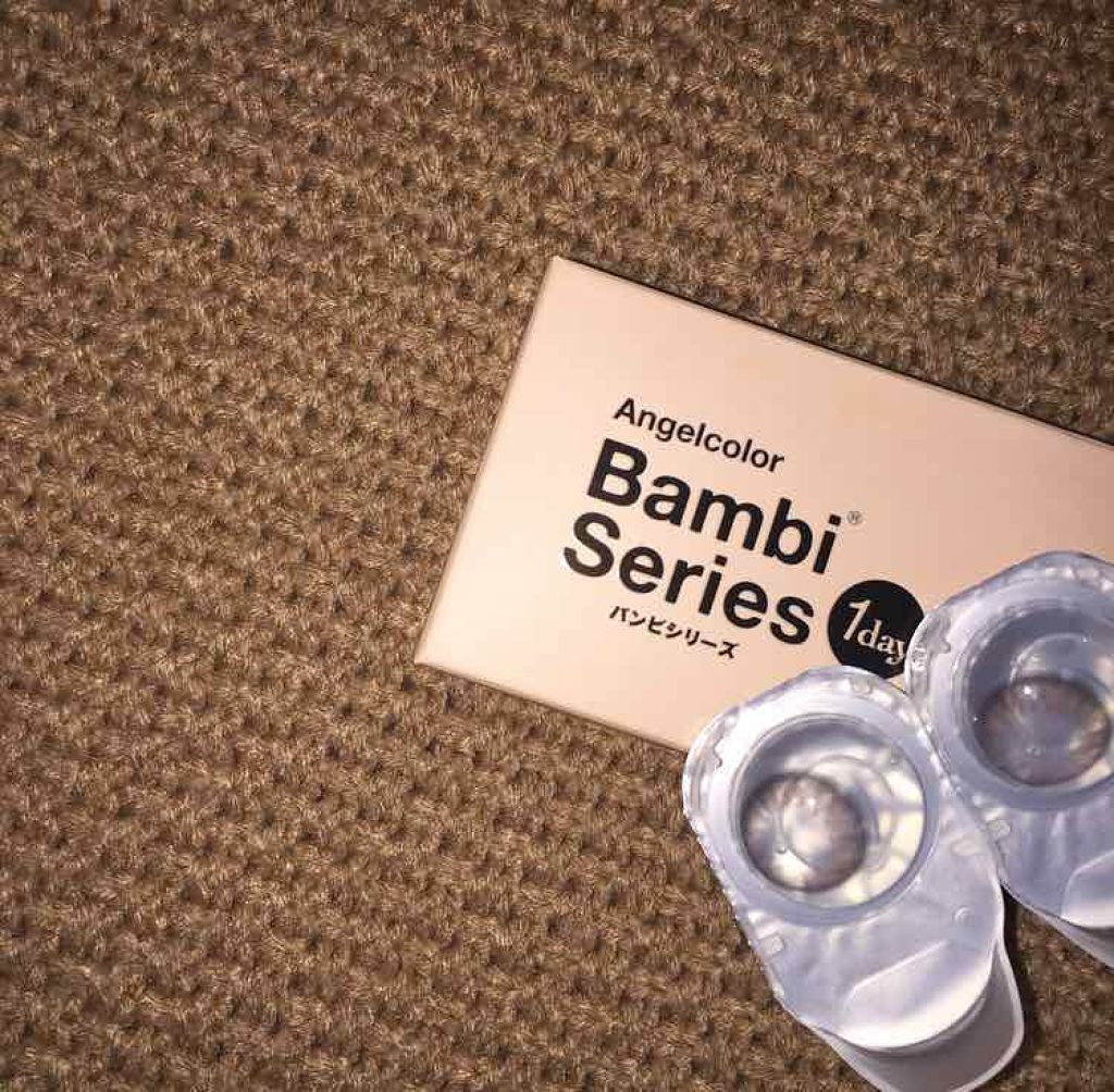 バンビシリーズ ワンデー ナチュラル Natural Nude/AngelColor/ワンデー（１DAY）カラコンを使ったクチコミ（1枚目）