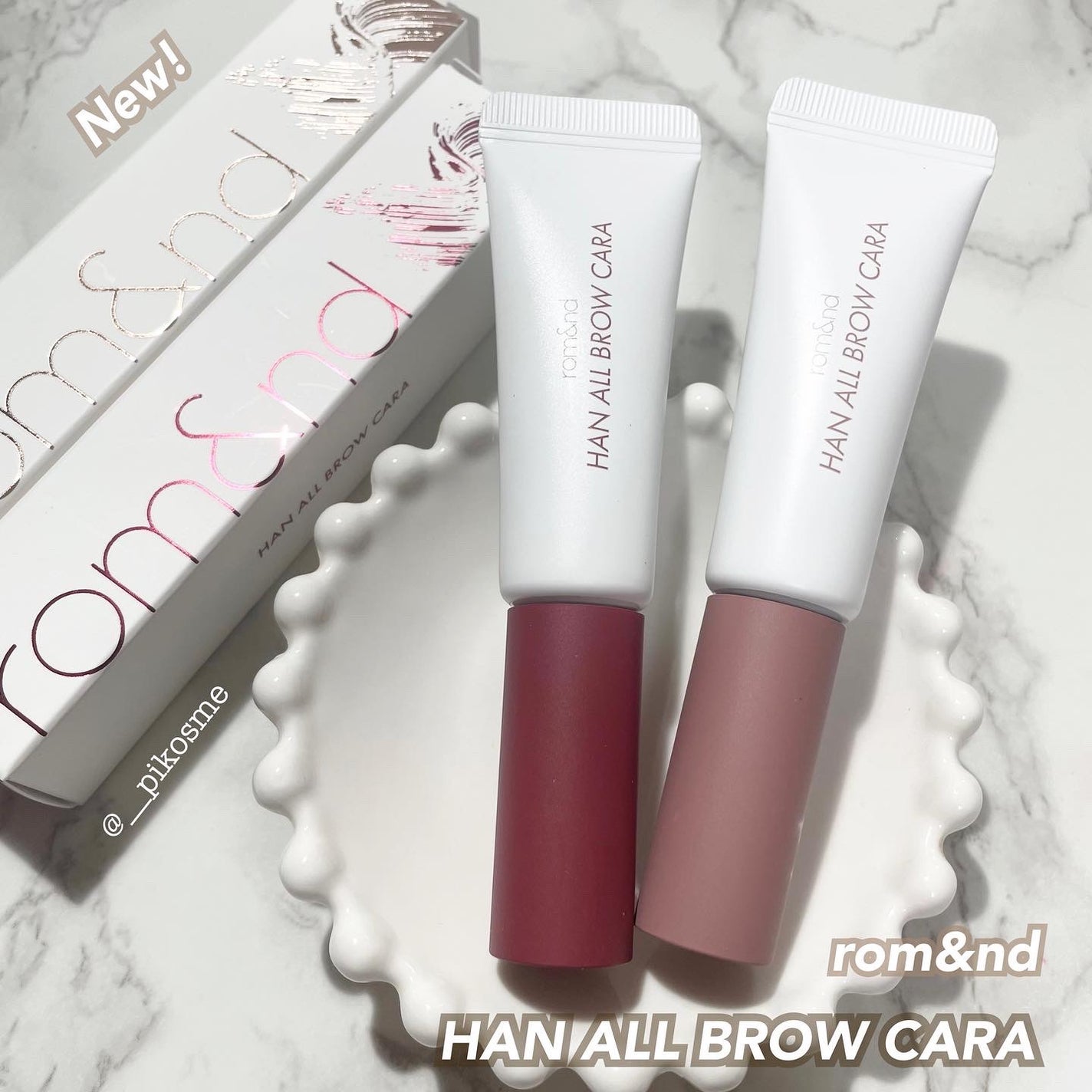 ハンオールブロウカラ/rom&nd/眉マスカラを使ったクチコミ(1枚目)