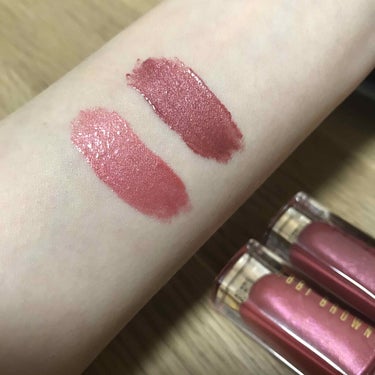 リュクス リキッド リップ リッチ メタル L02 ピンククリスタル/BOBBI BROWN/口紅を使ったクチコミ（2枚目）