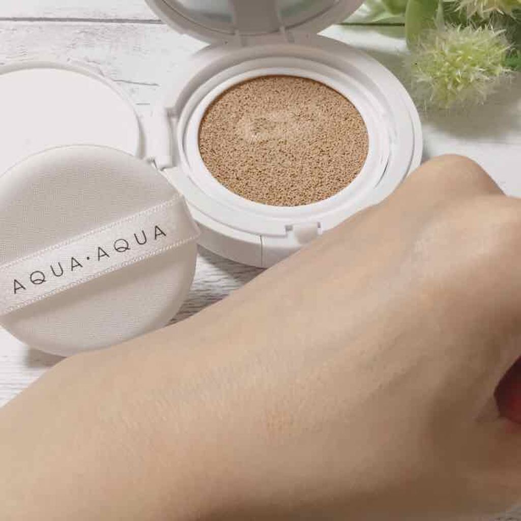 オーガニッククッションコンパクト/アクア・アクア/クッションファンデーションを使ったクチコミ（3枚目）