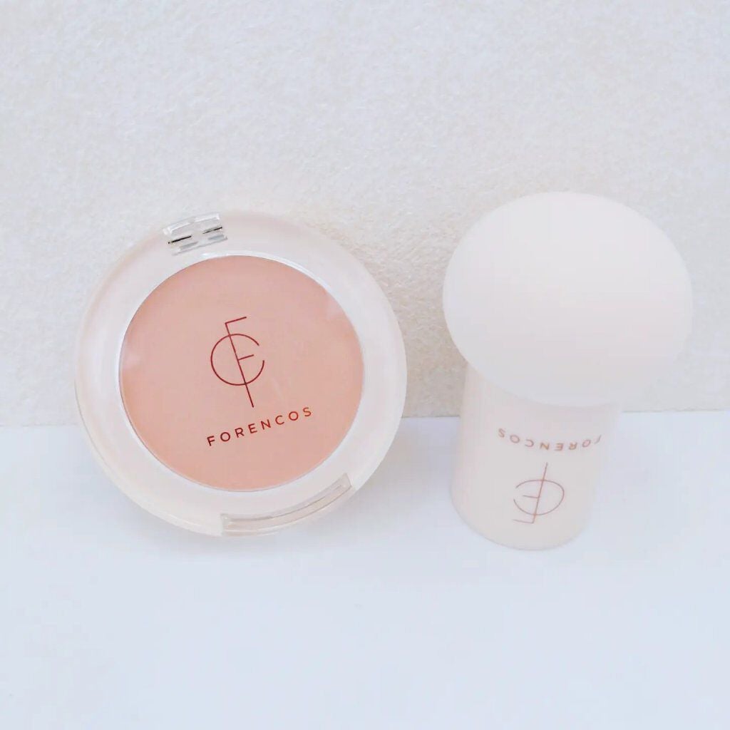 ピュアブラッシャー パフ付き/フォレンコス/パウダーチークを使ったクチコミ(2枚目)