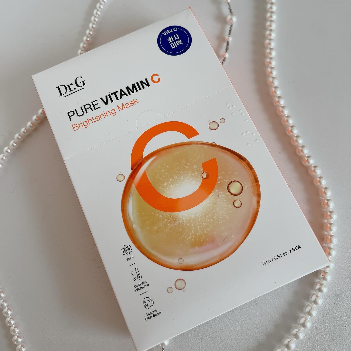 ドクタージー ピュア ビタミンC ブライトニングマスク/Dr.G/シートマスク・パックを使ったクチコミ（2枚目）