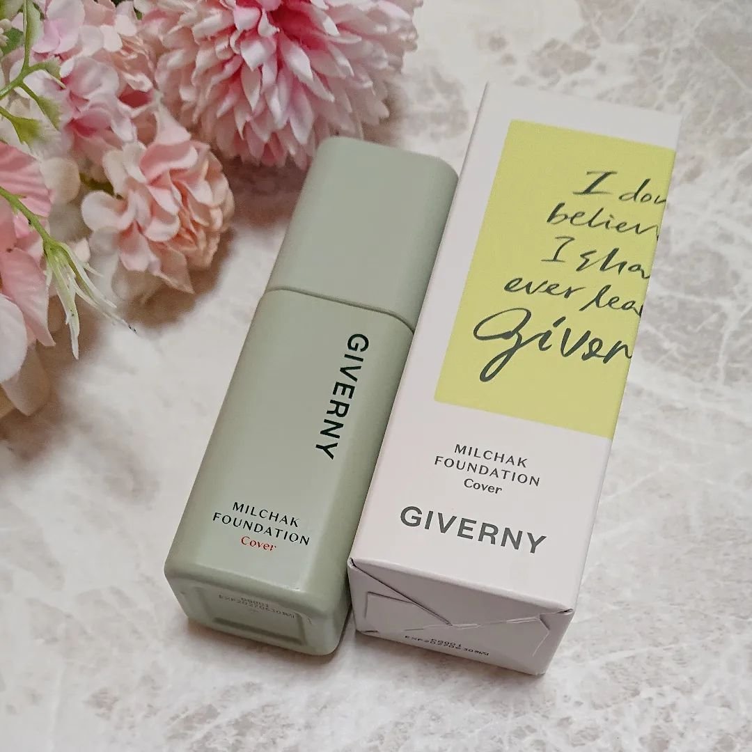 ジヴェルニー 密着カバーファンデーション 22C ロージーベージュ/GIVERNY/リキッドファンデーションを使ったクチコミ（3枚目）