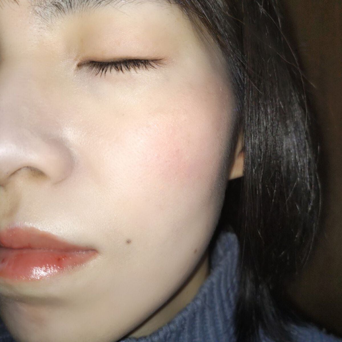 フーミー シングルブラッシュ/WHOMEE/パウダーチークを使ったクチコミ(6枚目)