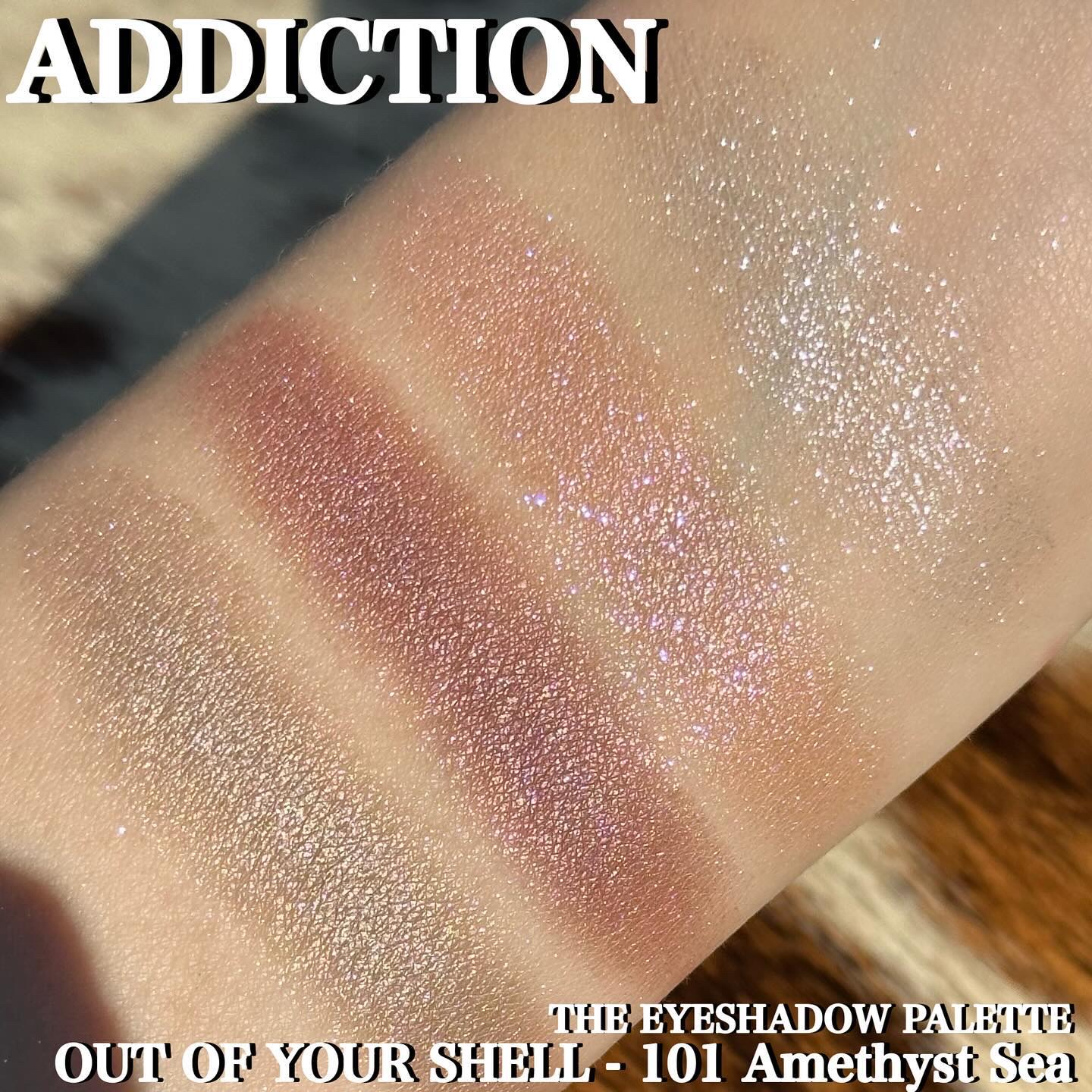 アディクション ザ アイシャドウ パレット “アウト オブ ユア シェル” 101 Amethyst Sea/ADDICTION/アイシャドウパレットを使ったクチコミ（3枚目）