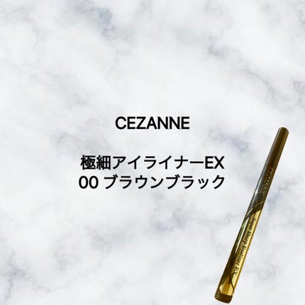 極細アイライナーEX/CEZANNE/リキッドアイライナーを使ったクチコミ(1枚目)