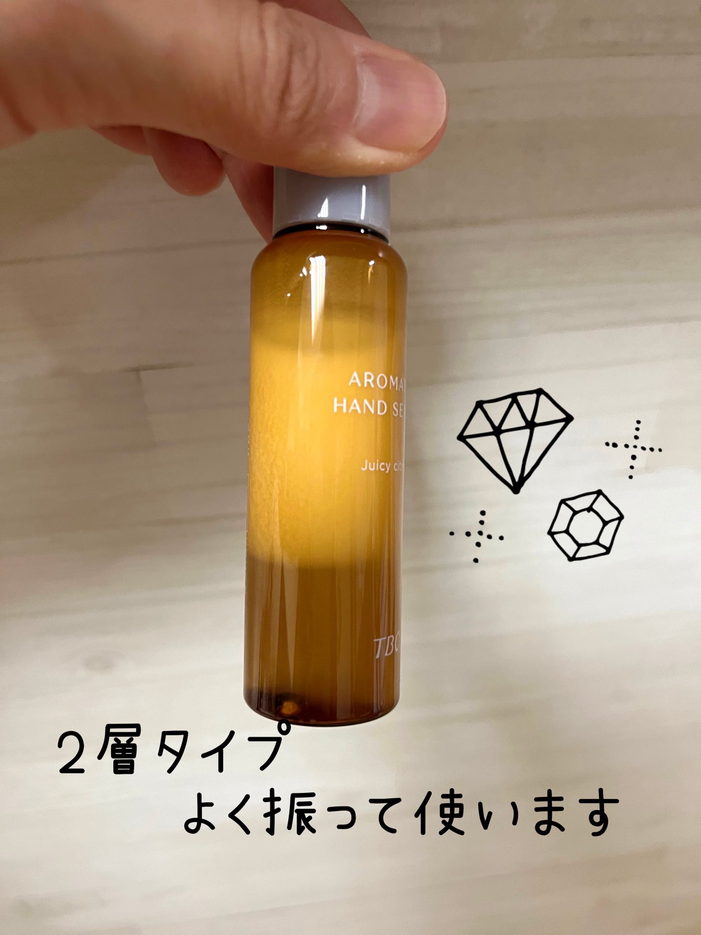 アロマティックハンドセラム ジューシー シトロンの香り/TBC/ハンドクリームを使ったクチコミ(2枚目)