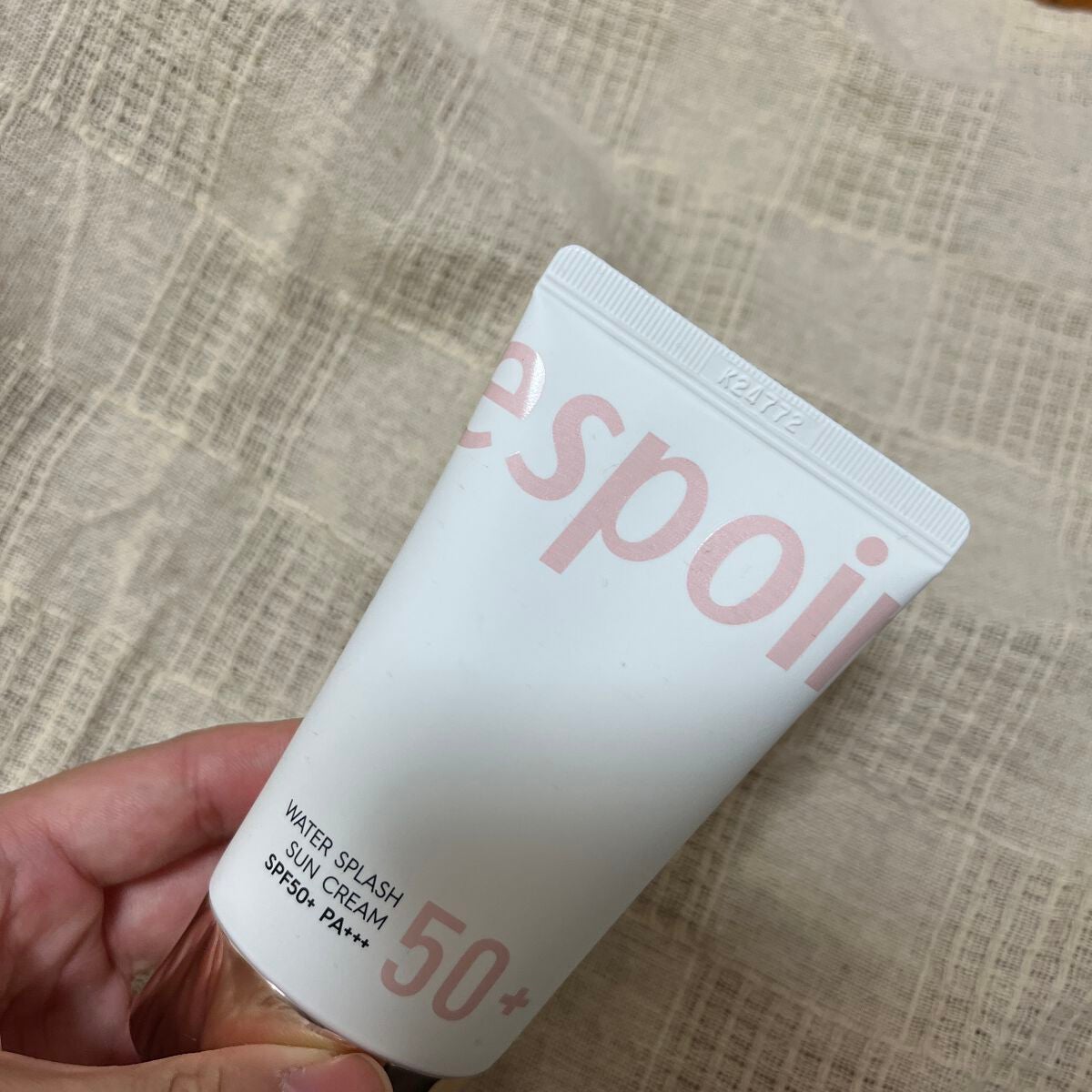ウォータースプラッシュサンクリーム/espoir/日焼け止め・UVケアを使ったクチコミ(1枚目)