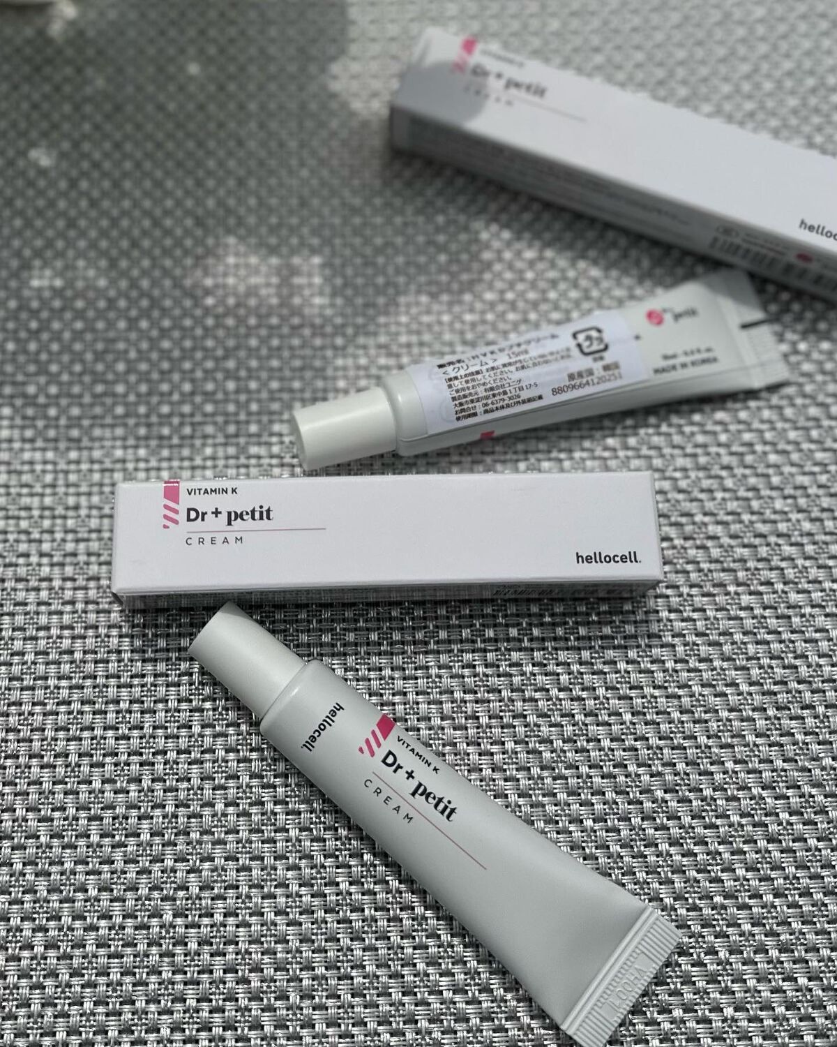 ビタミンKドクタープチクリーム/hellocell/アイケア・アイクリームを使ったクチコミ（2枚目）