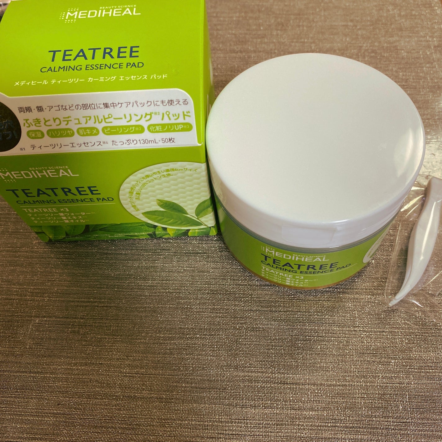 ティーツリーカーミングエッセンスパッド/MEDIHEAL/トナーパッドを使ったクチコミ(1枚目)