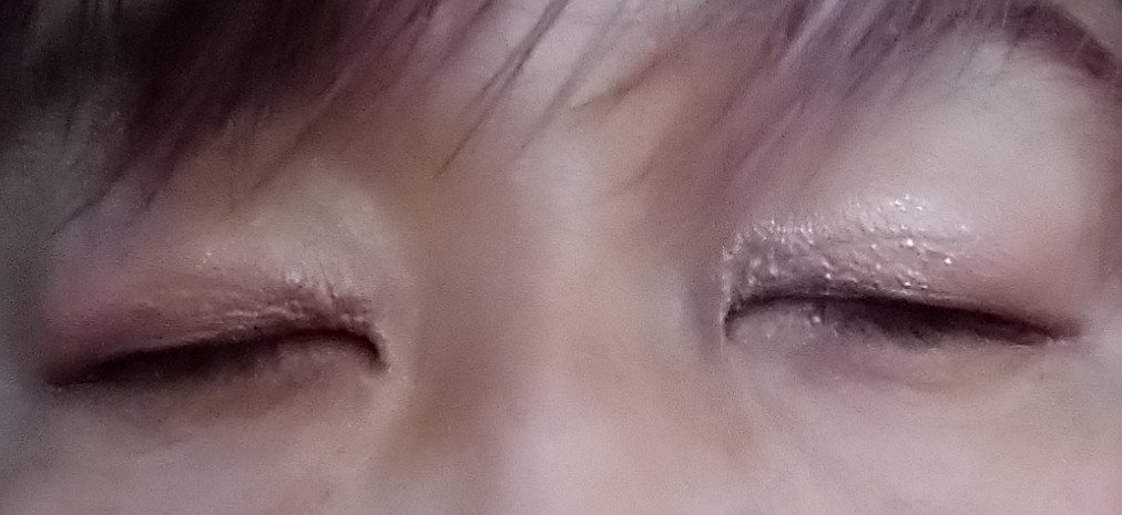 リアルラスティングアイペンシル24hWPk バーガンディ(竈門禰豆子)/K-パレット/ペンシルアイライナーを使ったクチコミ（3枚目）