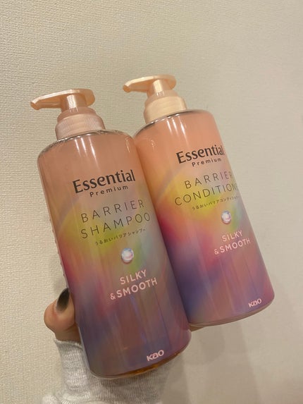 エッセンシャルプレミアム バリアシャンプー・コンディショナー シルキー&スムース/エッセンシャル/市販シャンプーを使ったクチコミ(1枚目)
