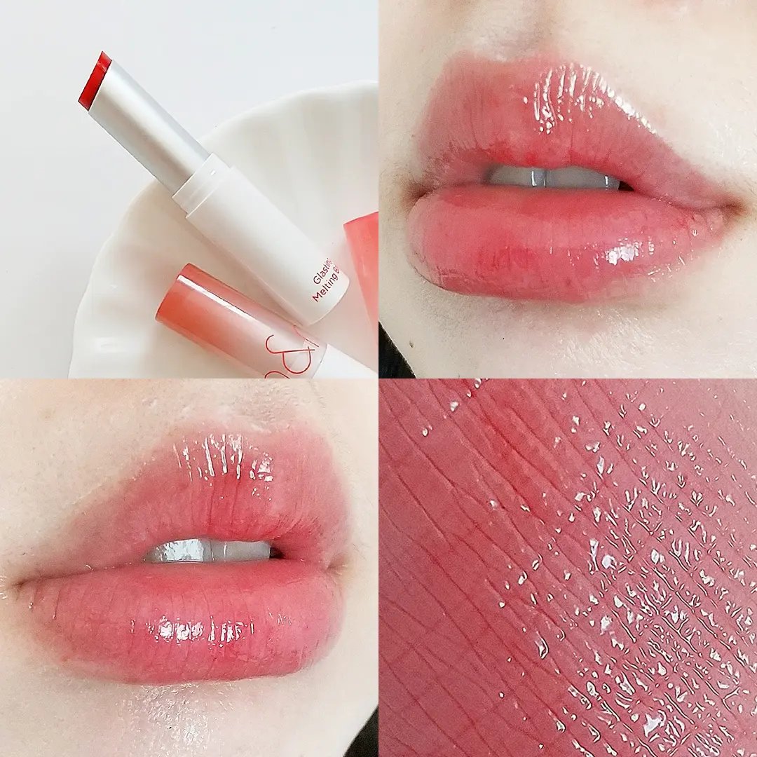 グラスティングメルティングバーム/rom&nd/リップバームを使ったクチコミ（3枚目）