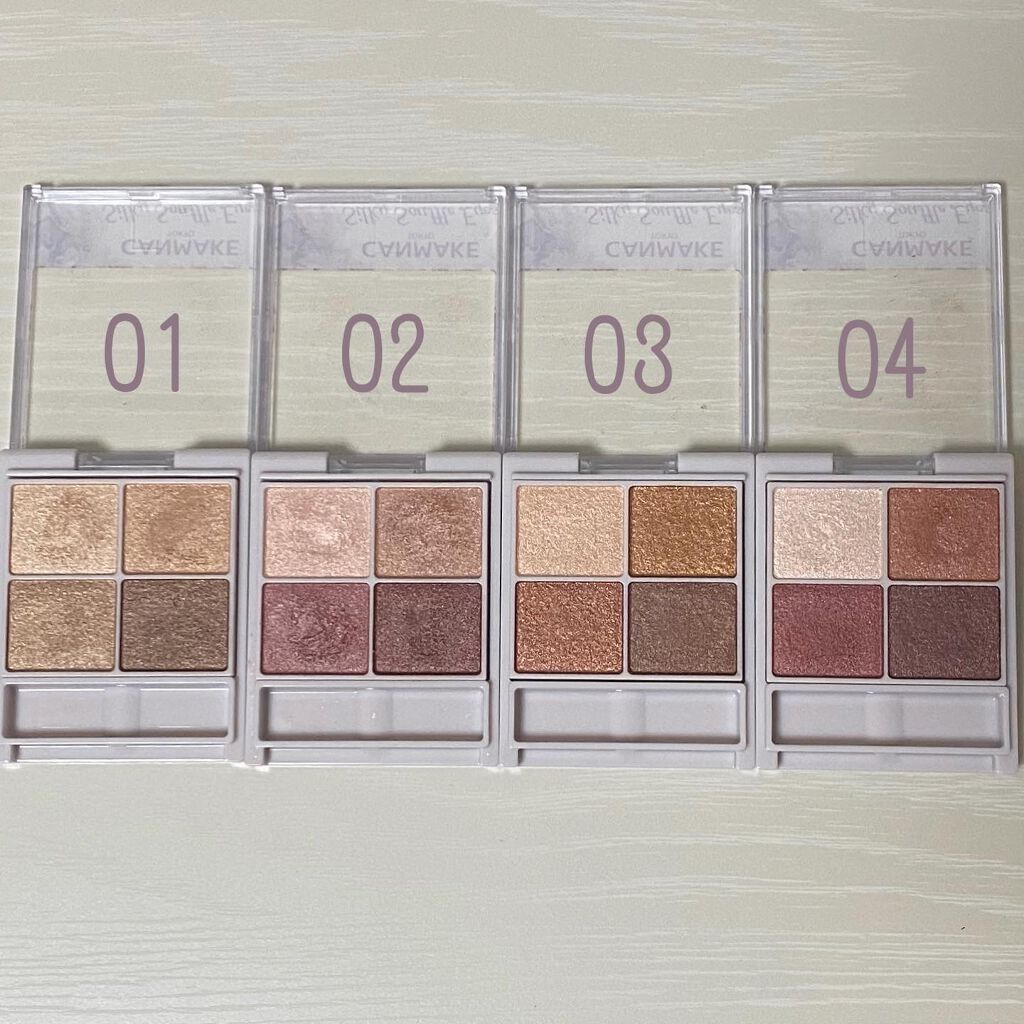 シルキースフレアイズ/キャンメイク/アイシャドウパレットを使ったクチコミ(3枚目)