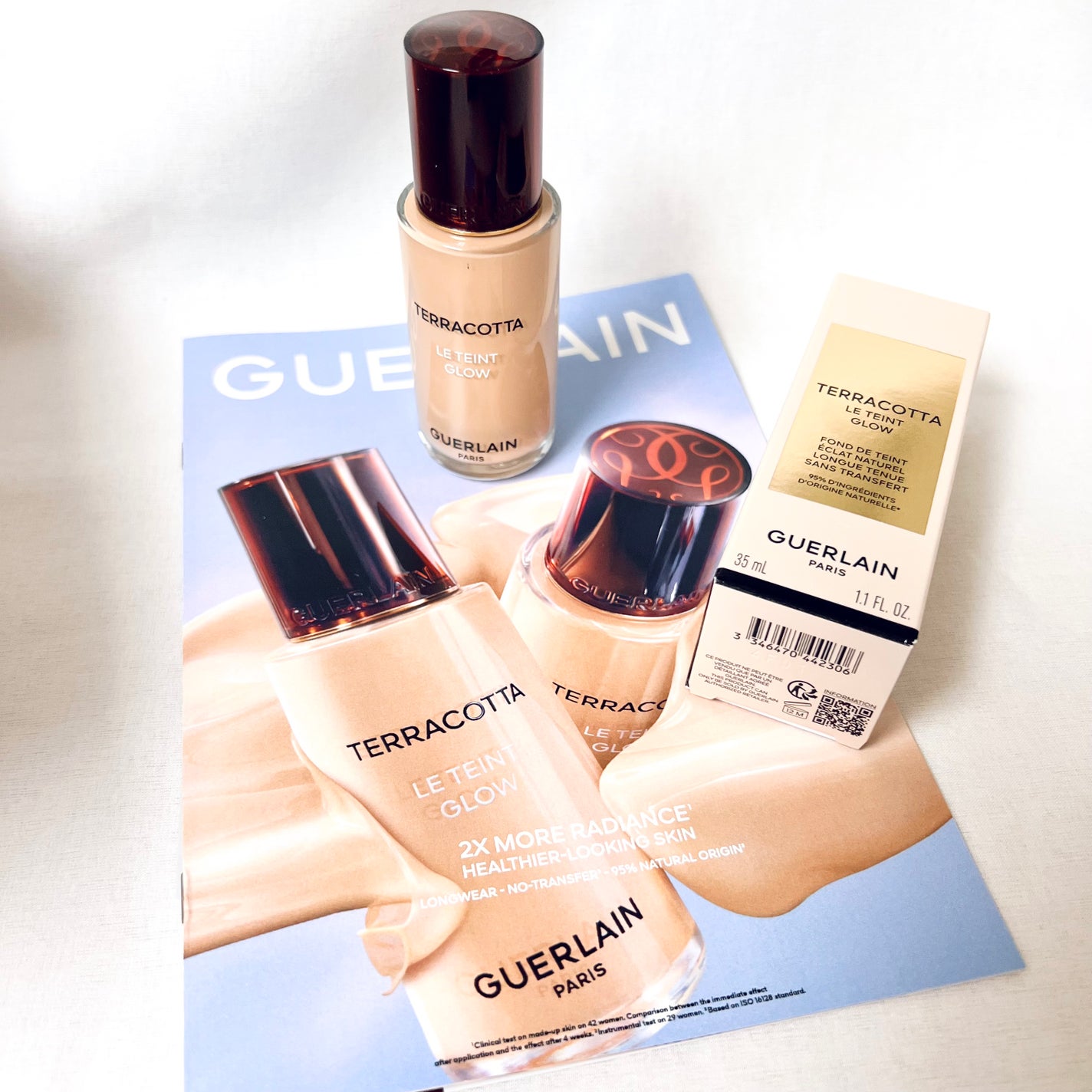 テラコッタ フルイド グロウ/GUERLAIN/リキッドファンデーションを使ったクチコミ(4枚目)