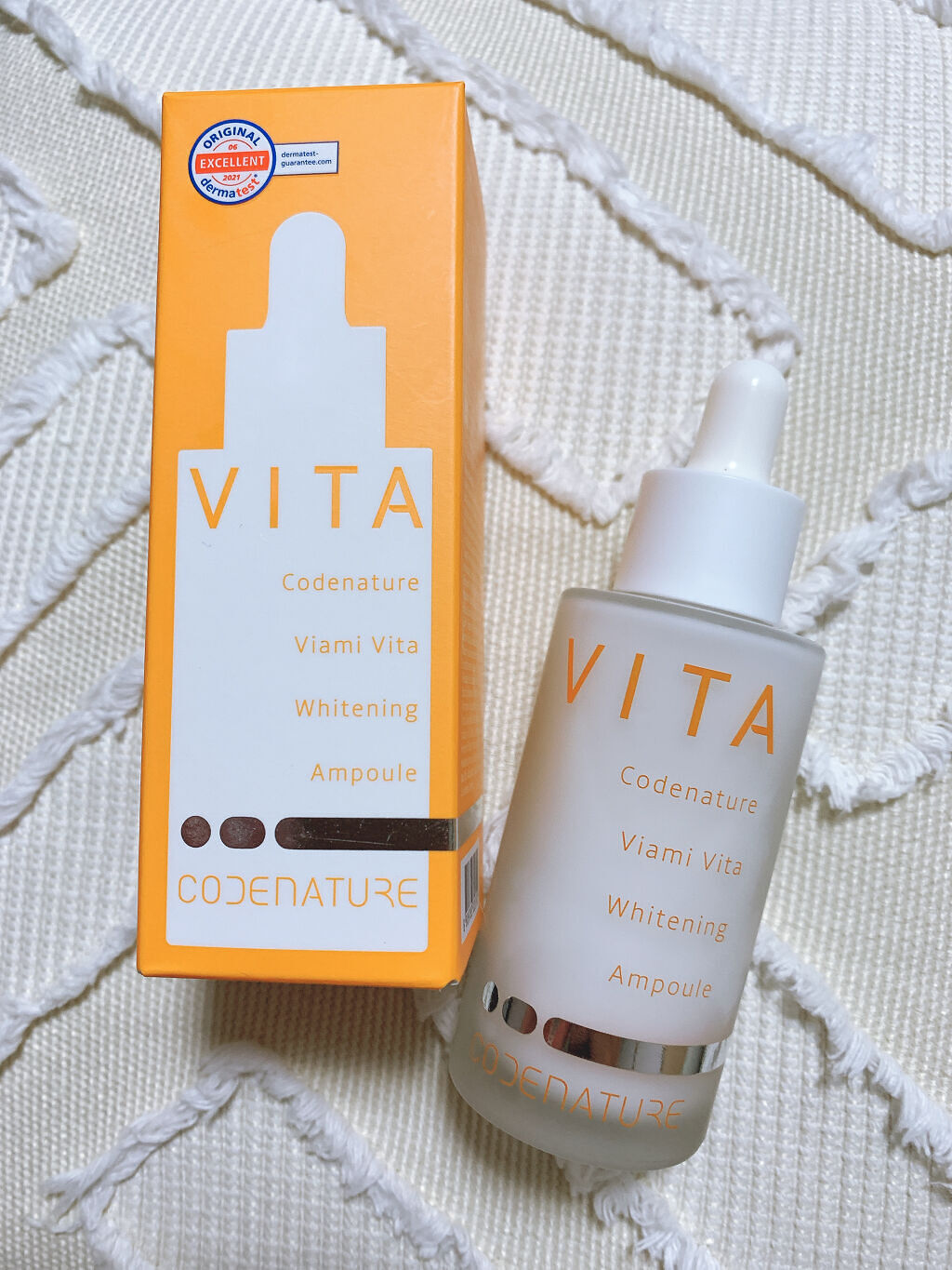ビアミ ビタ ホワイトニング アンプル/CODENATURE/美容液を使ったクチコミ（1枚目）