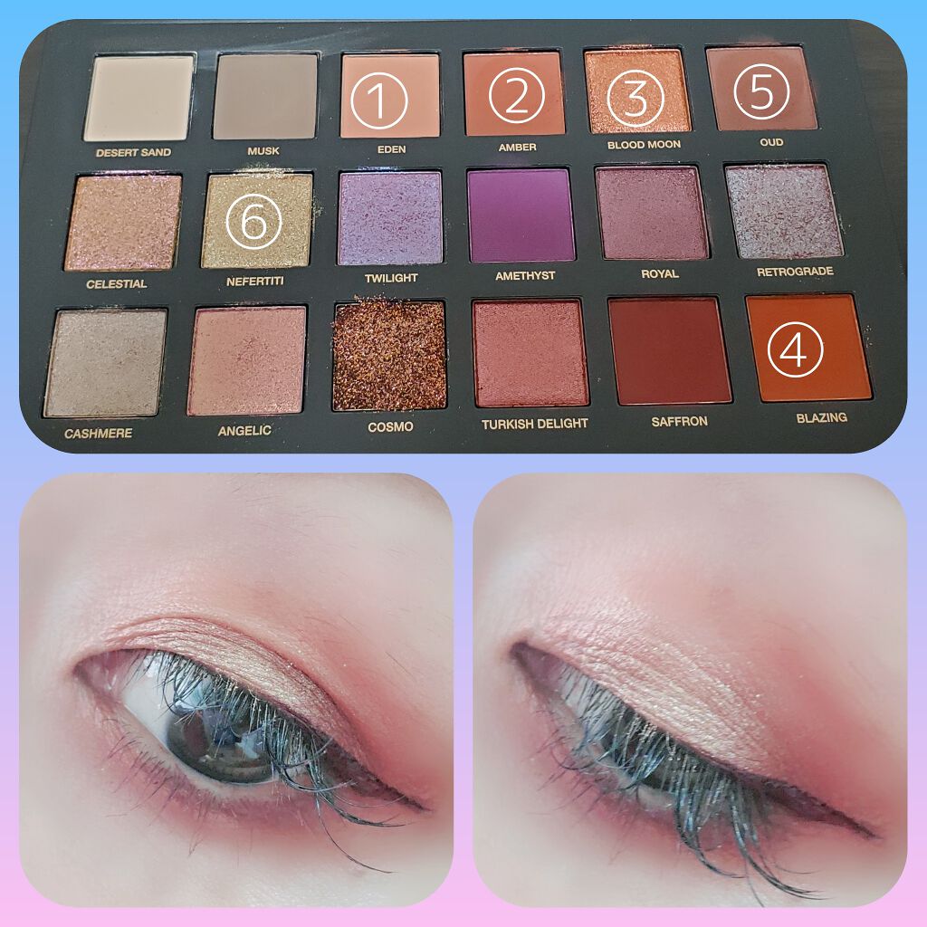 フーダビューティ デザート ダスク アイシャドウパレット/Huda Beauty/アイシャドウパレットを使ったクチコミ（2枚目）