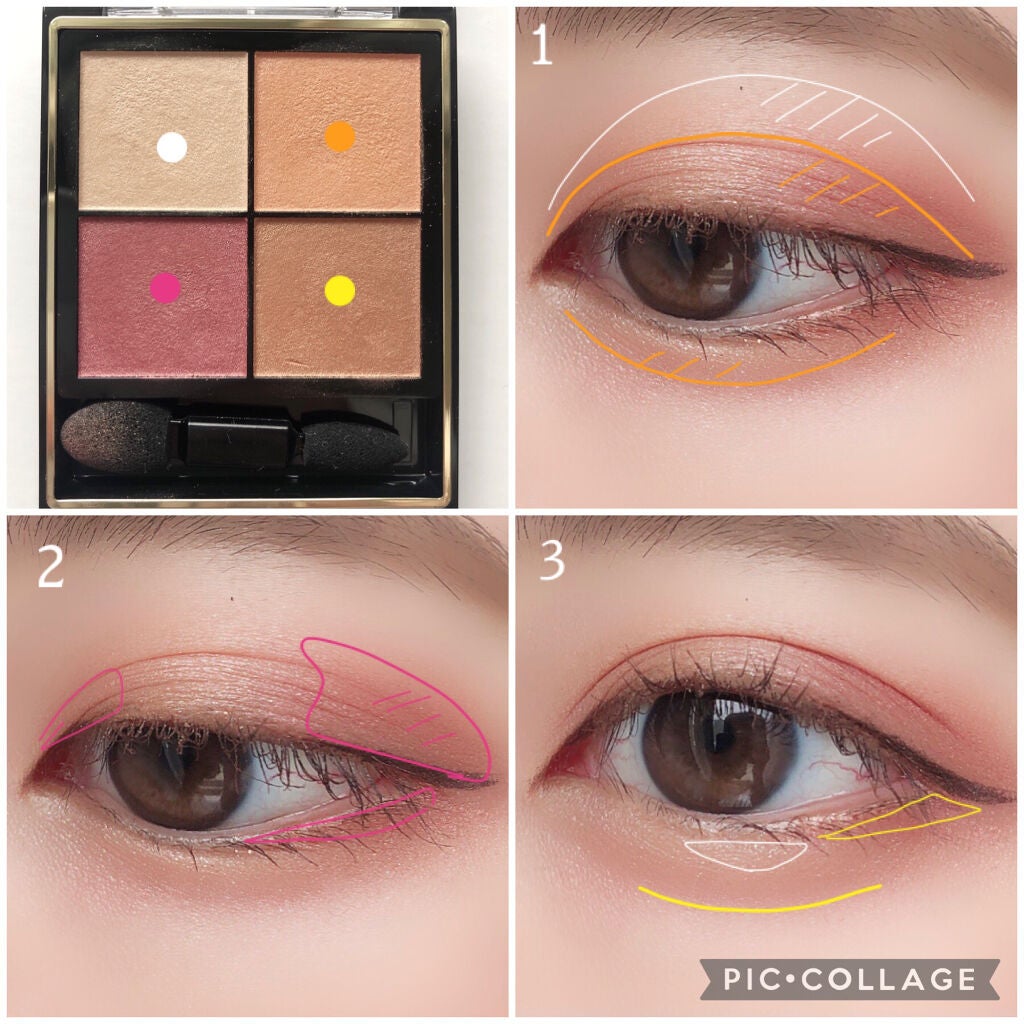 リアルクローズシャドウ/excel/アイシャドウパレットを使ったクチコミ(5枚目)