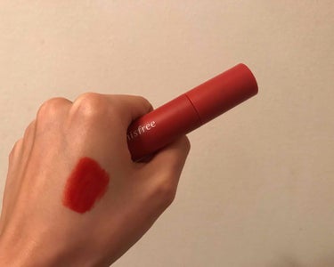 ビビッドコットン インクティント 8/innisfree/口紅を使ったクチコミ（2枚目）