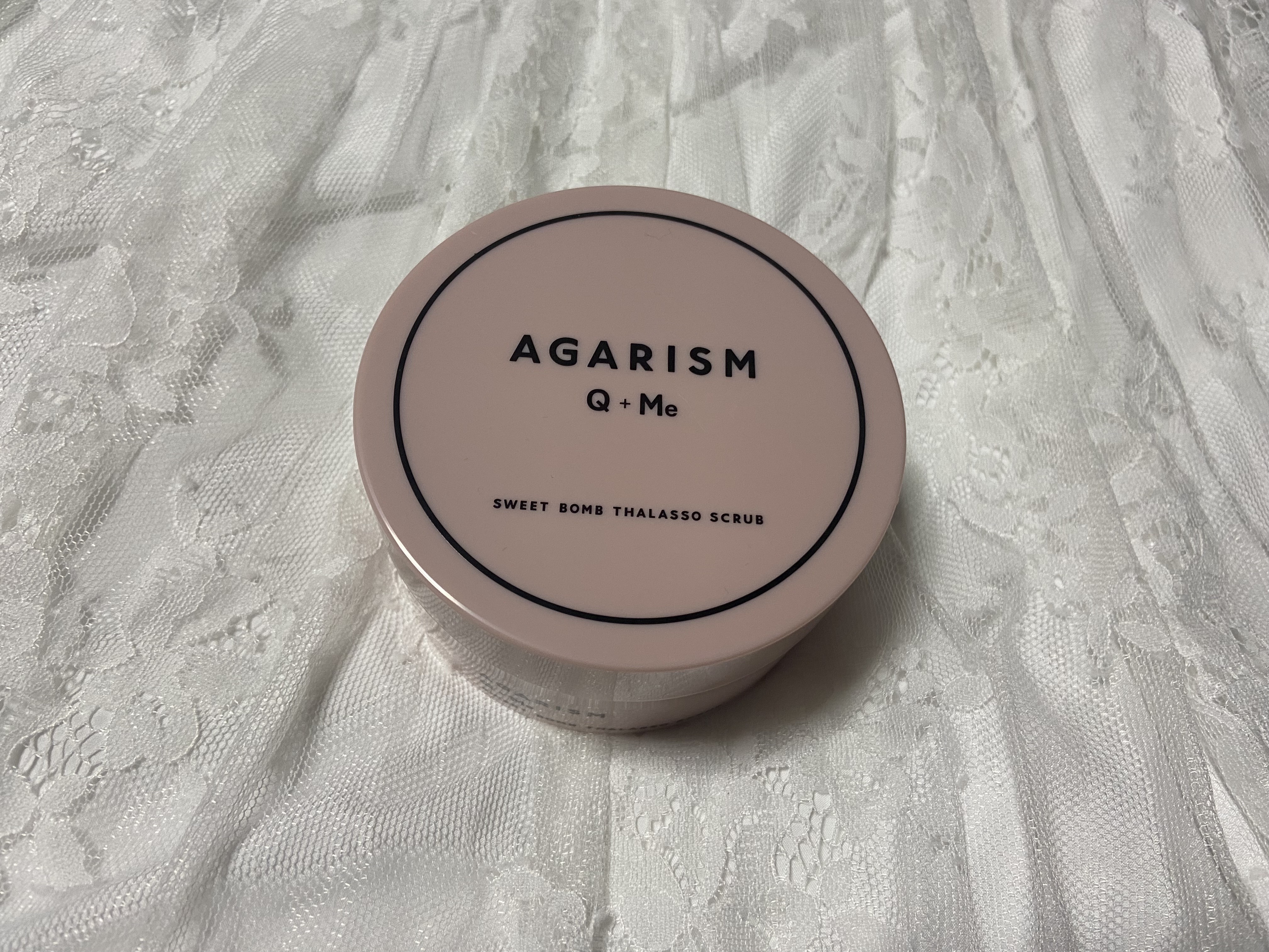 Q+Me スウィート ボム タラソ スクラブ/AGARISM/バストケア・ヒップケアを使ったクチコミ（1枚目）