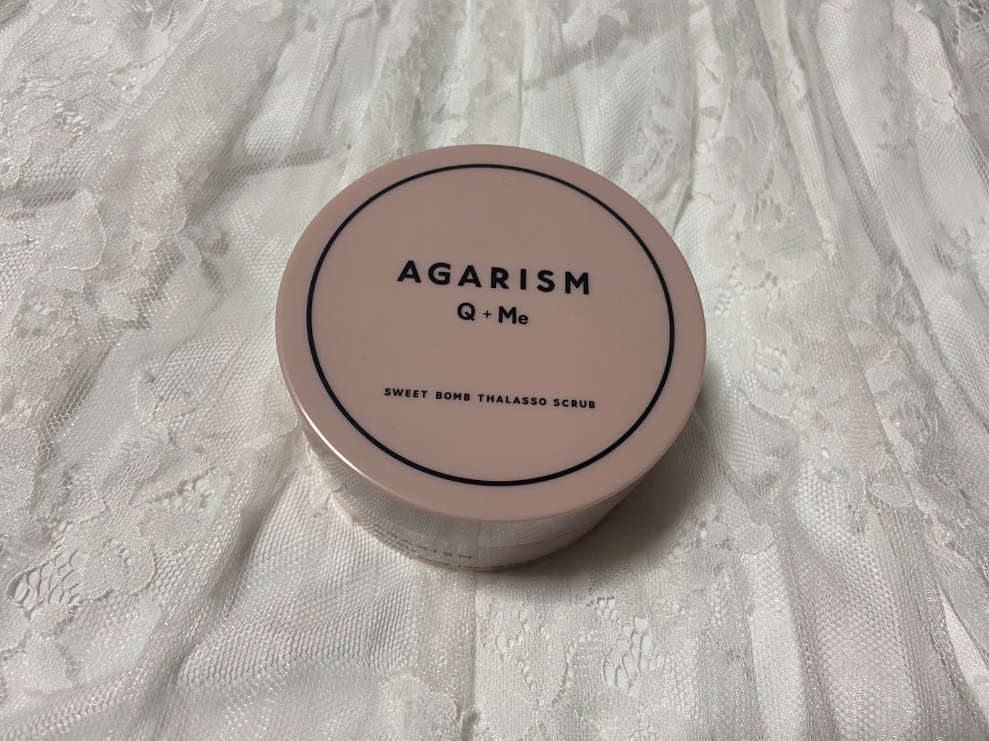 Q+Me スウィート ボム タラソ スクラブ/AGARISM/バストケア・ヒップケアを使ったクチコミ(1枚目)