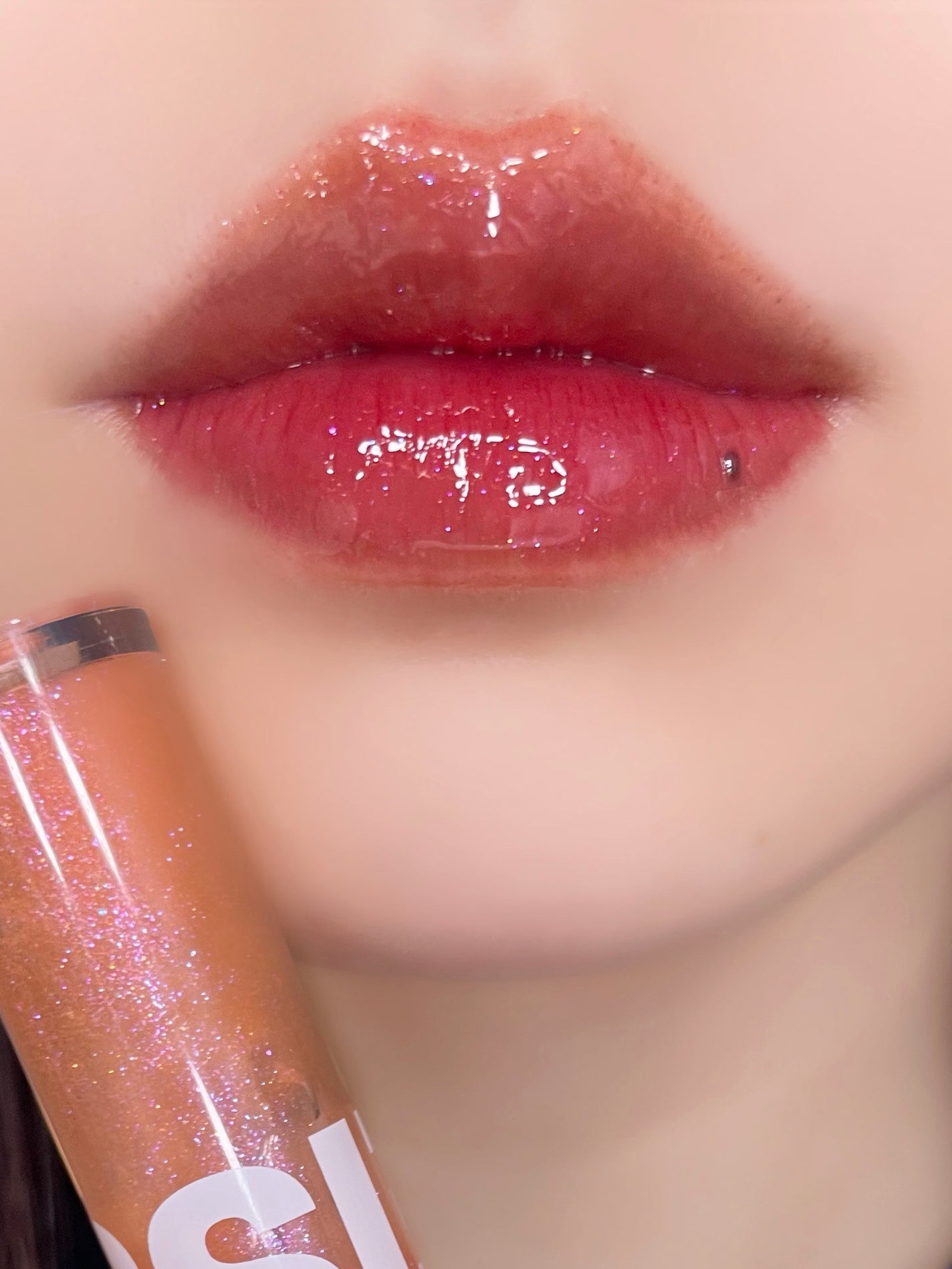 フラッフィリップティント/BLESSED MOON/リップティントを使ったクチコミ(4枚目)