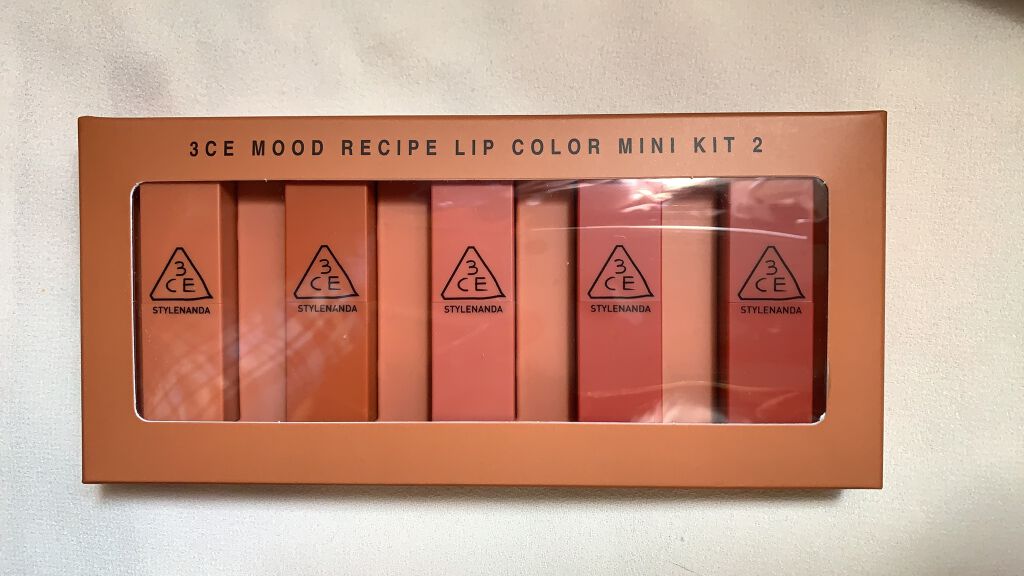 3CE LIP COLOR MINI KIT/3CE/口紅を使ったクチコミ(1枚目)