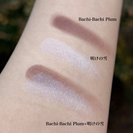 ポップ パウダージェル アイシャドウ 15 Bachi-Bachi Plum/SHISEIDO/単色アイシャドウを使ったクチコミ(3枚目)