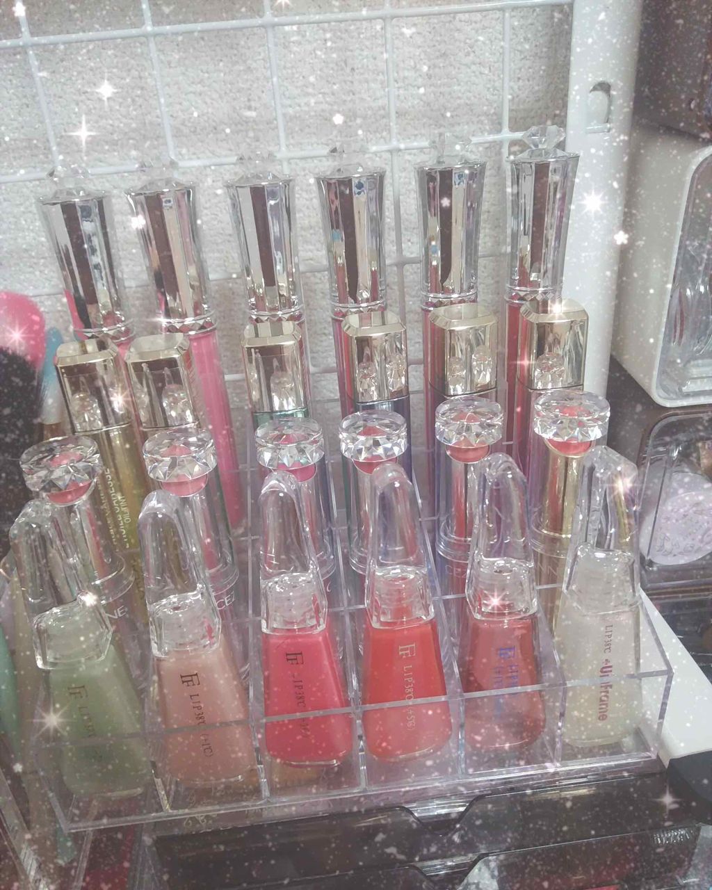 ラスティンググロスリップ/CEZANNE/口紅を使ったクチコミ（1枚目）