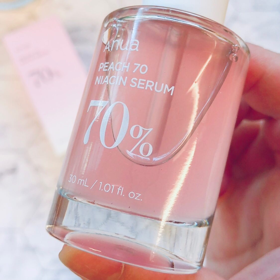 桃70%ナイアシンセラム/Anua/美容液を使ったクチコミ（2枚目）