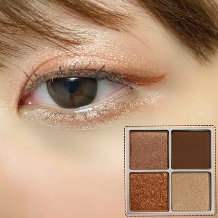 THE アイパレR/b idol/アイシャドウパレットを使ったクチコミ(3枚目)