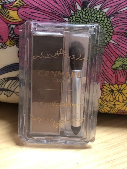 ミックスアイブロウ 02 ナチュラルブラウン/キャンメイク/パウダーアイブロウを使ったクチコミ(1枚目)