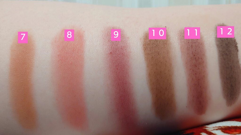 ジャスト ピーチィ ベルベット マット アイシャドウ パレット/Too Faced/アイシャドウパレットを使ったクチコミ(5枚目)