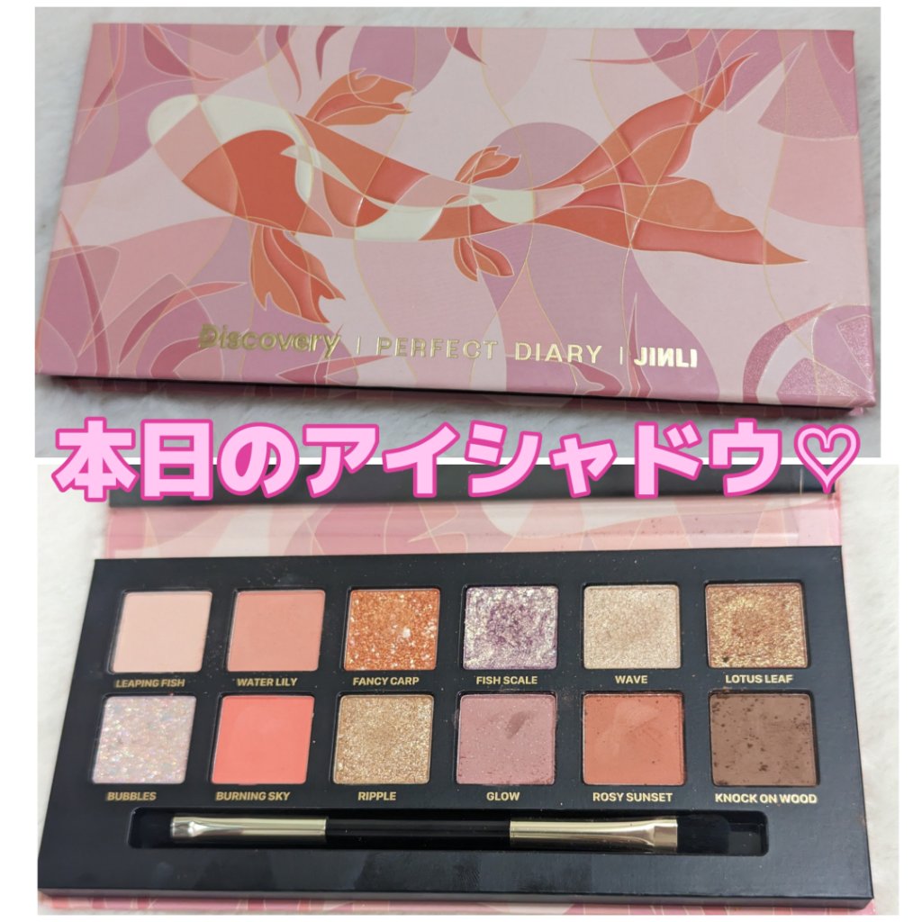 エクスプローラ12色 動物アイシャドウパレット 鯉/PERFECT DIARY/アイシャドウパレットを使ったクチコミ（1枚目）