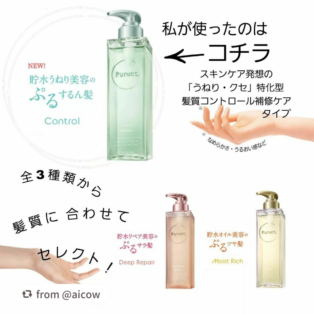 プルント コントロール美容液シャンプー/トリートメント/Purunt./市販シャンプーを使ったクチコミ(4枚目)