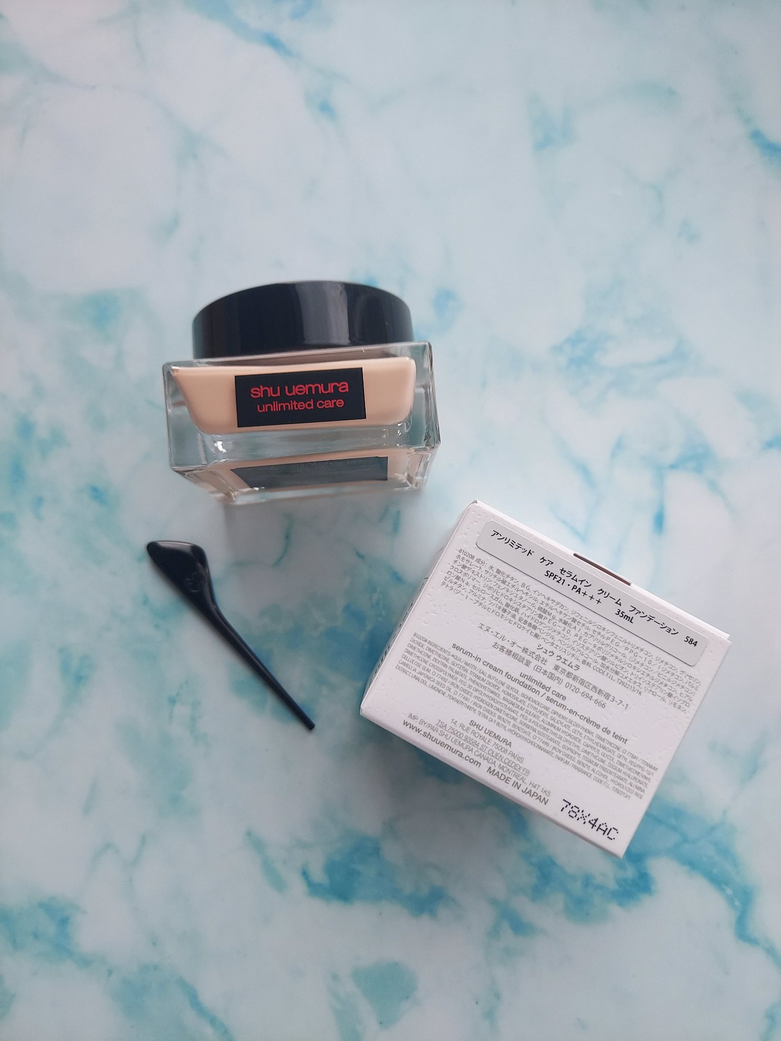 アンリミテッド ケア セラムイン クリーム ファンデーション/shu uemura/クリーム・エマルジョンファンデーションを使ったクチコミ（2枚目）