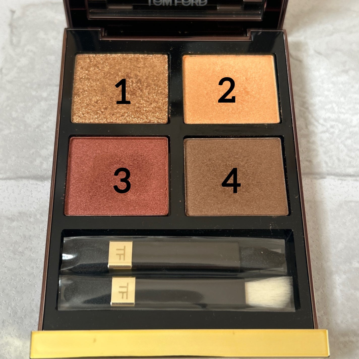 アイ カラー クォード/TOM FORD BEAUTY/アイシャドウパレットを使ったクチコミ(2枚目)