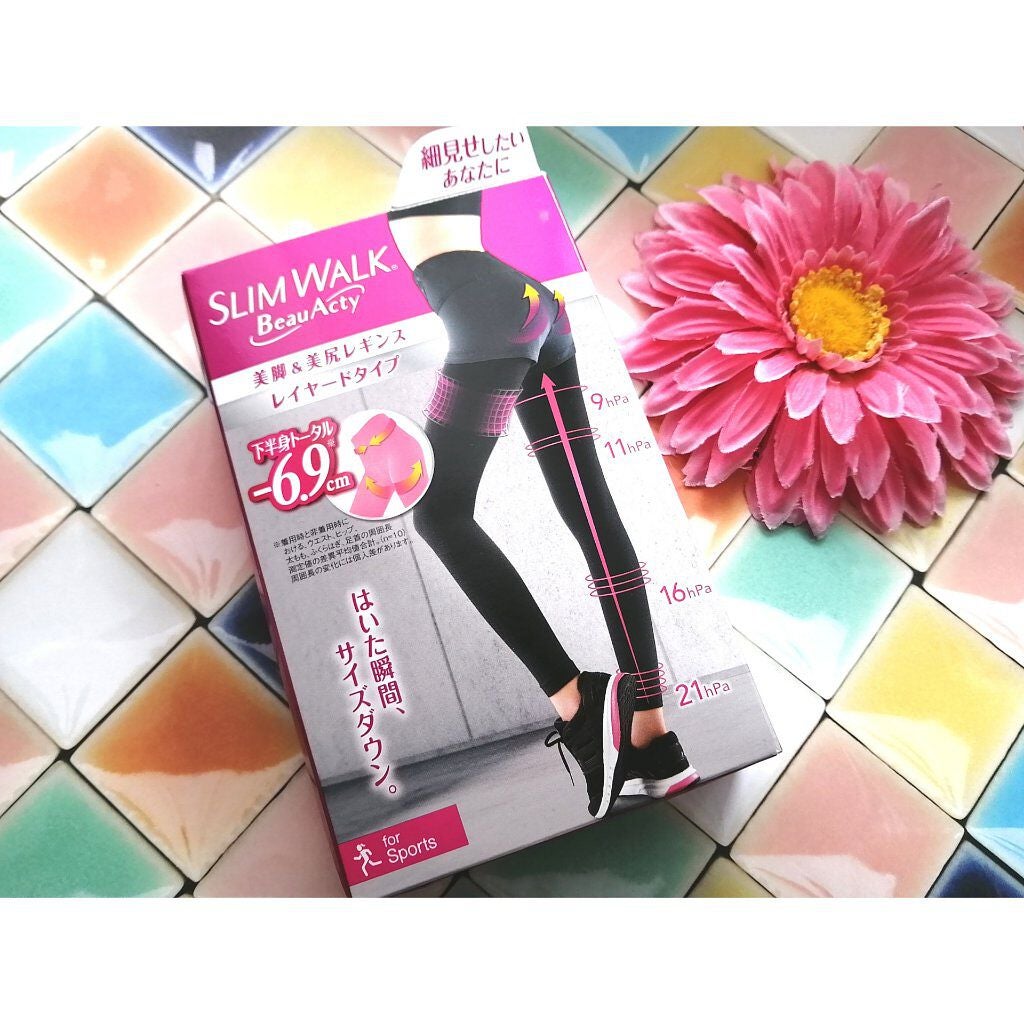 Beau-Acty 美脚&美尻レギンス/SLIMWALK/着圧ソックス・レギンスを使ったクチコミ(1枚目)