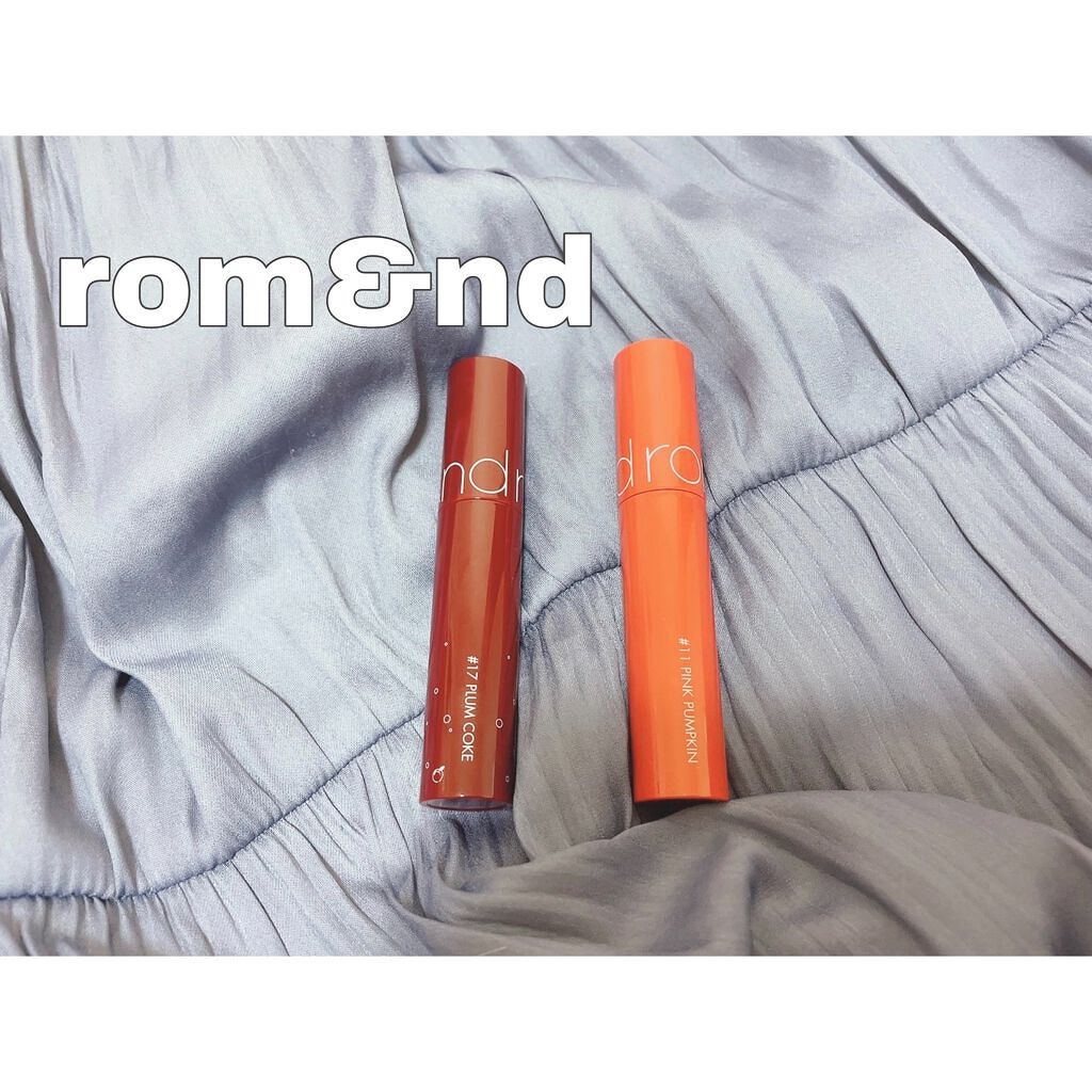 ジューシーラスティングティント/rom&nd/リップティントを使ったクチコミ（1枚目）