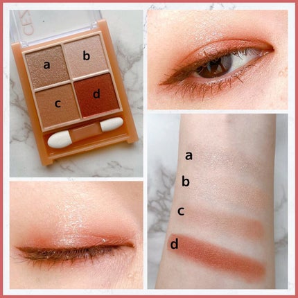 ベージュトーンアイシャドウ/CEZANNE/アイシャドウパレットを使ったクチコミ(2枚目)