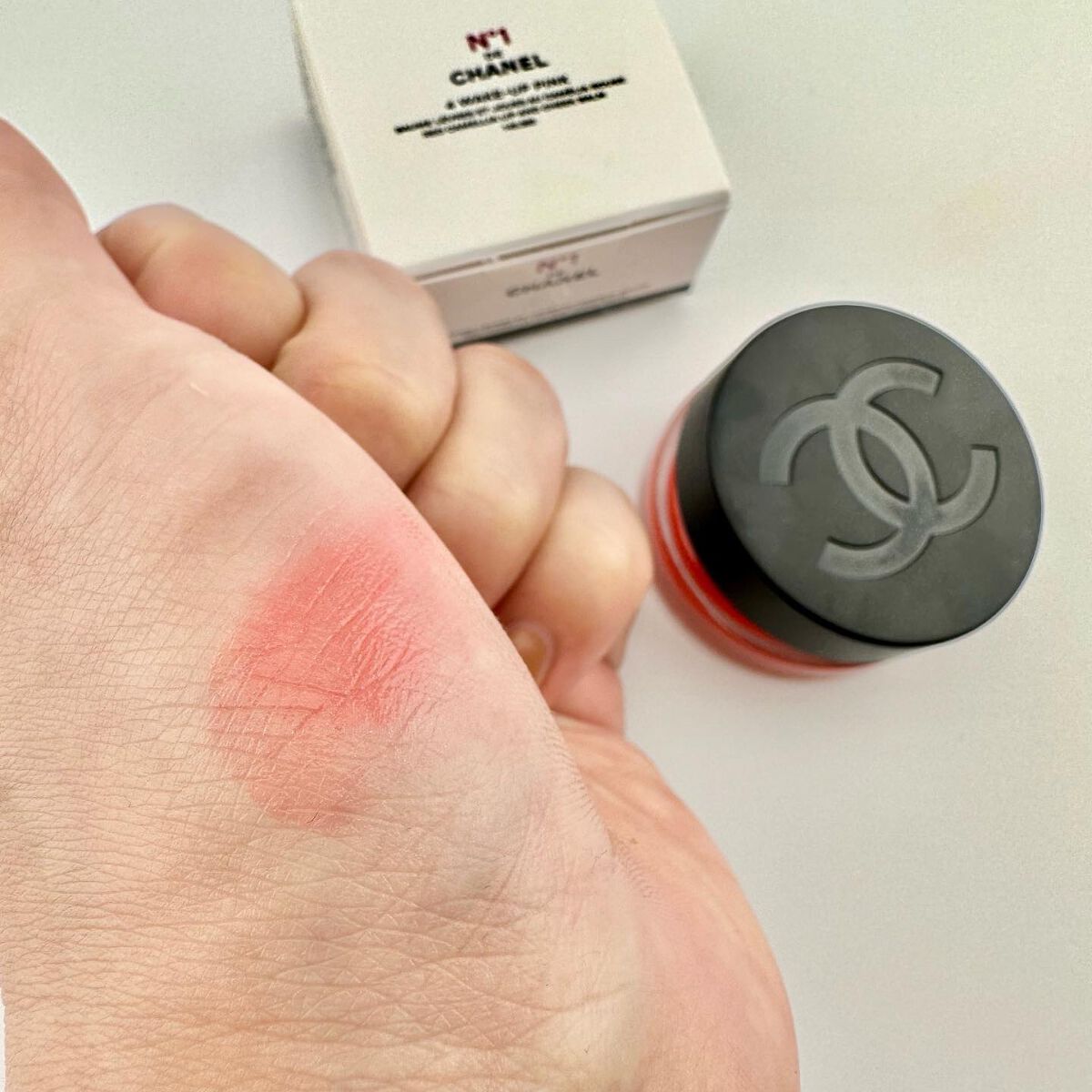  リップ＆チーク ボーム N°1 ドゥ シャネル/CHANEL/口紅を使ったクチコミ（2枚目）