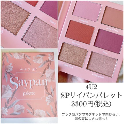 SPサイパンパレット/4U2/アイシャドウパレットを使ったクチコミ(3枚目)
