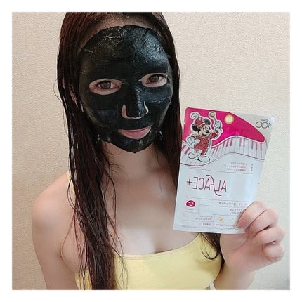 ピュアブラック アクアモイスチャー シートマスク/ALFACE+/シートマスク・パックを使ったクチコミ(6枚目)