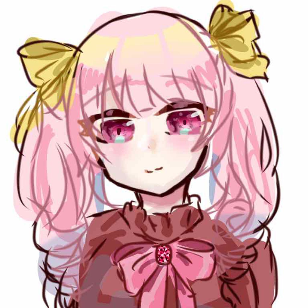 さくりゃもち@ダイエット🌸 on LIPS 「✨コテキャラできました✨お絵かきの練習をしてうまく描けるように..」(1枚目)