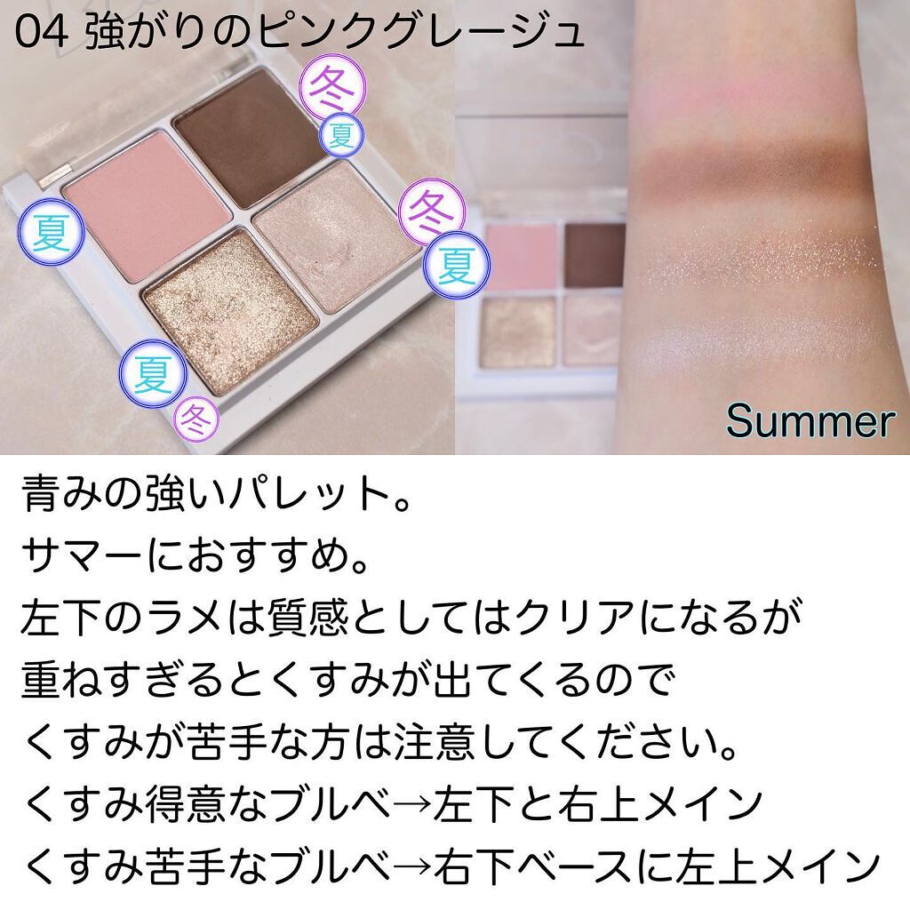 THE アイパレR/b idol/アイシャドウパレットを使ったクチコミ(5枚目)